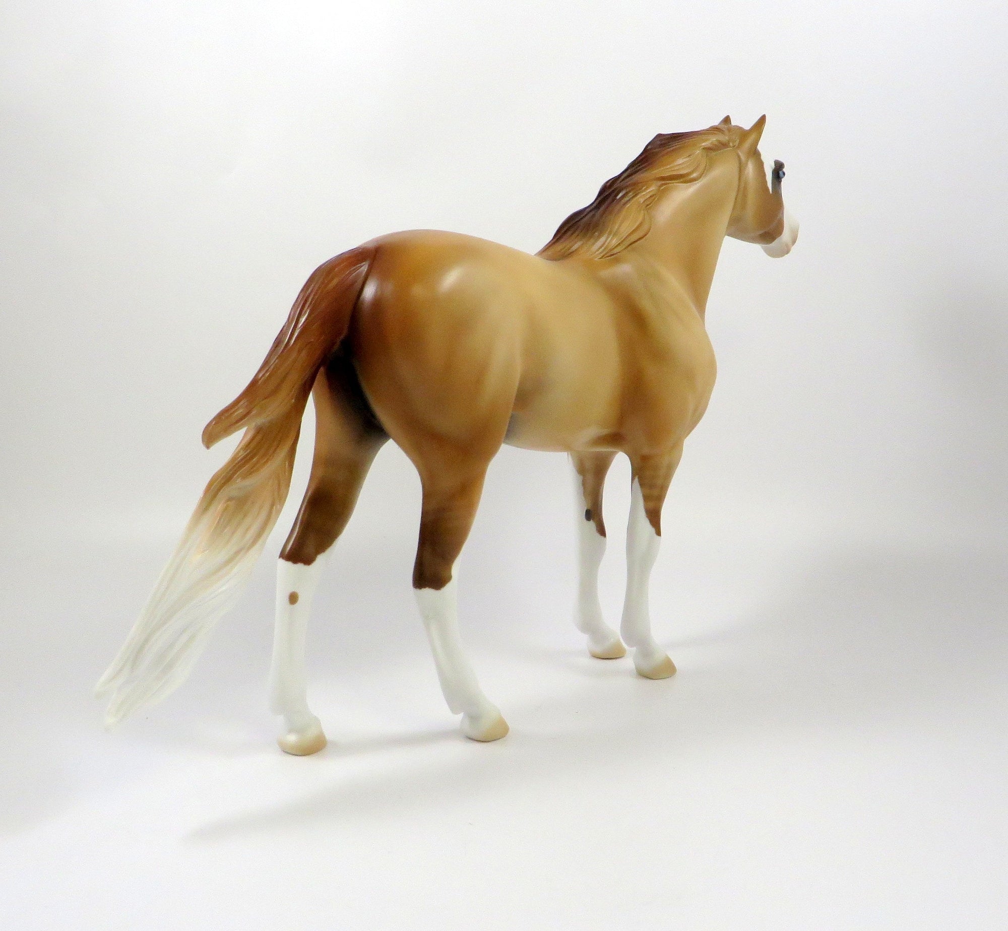 HONEY BUN-OOAK RED DUN SPANISH MODEL HORSE 8/5/19