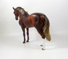 SHALL WE DANCE-OOAK DAPPLE CHESTNUT ANDALUSIAN MODEL HORSE 8/5/19