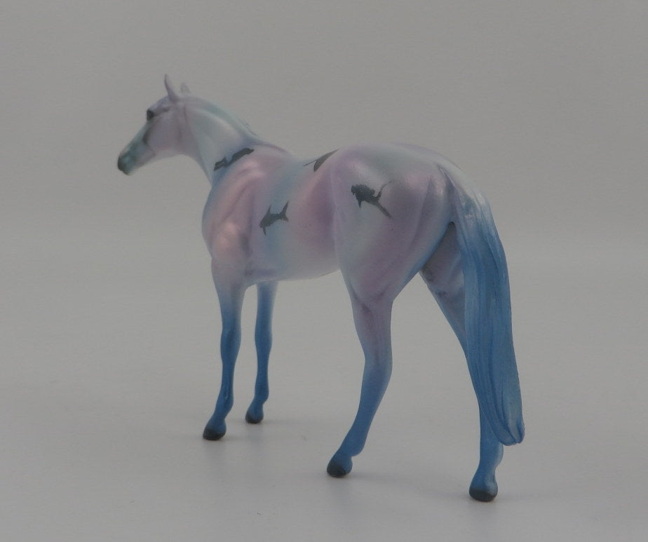 STING RAY 2-OOAK SHARK WEEK THOROUGHBRED CHIP BY DAWN QUICK 8/7/20