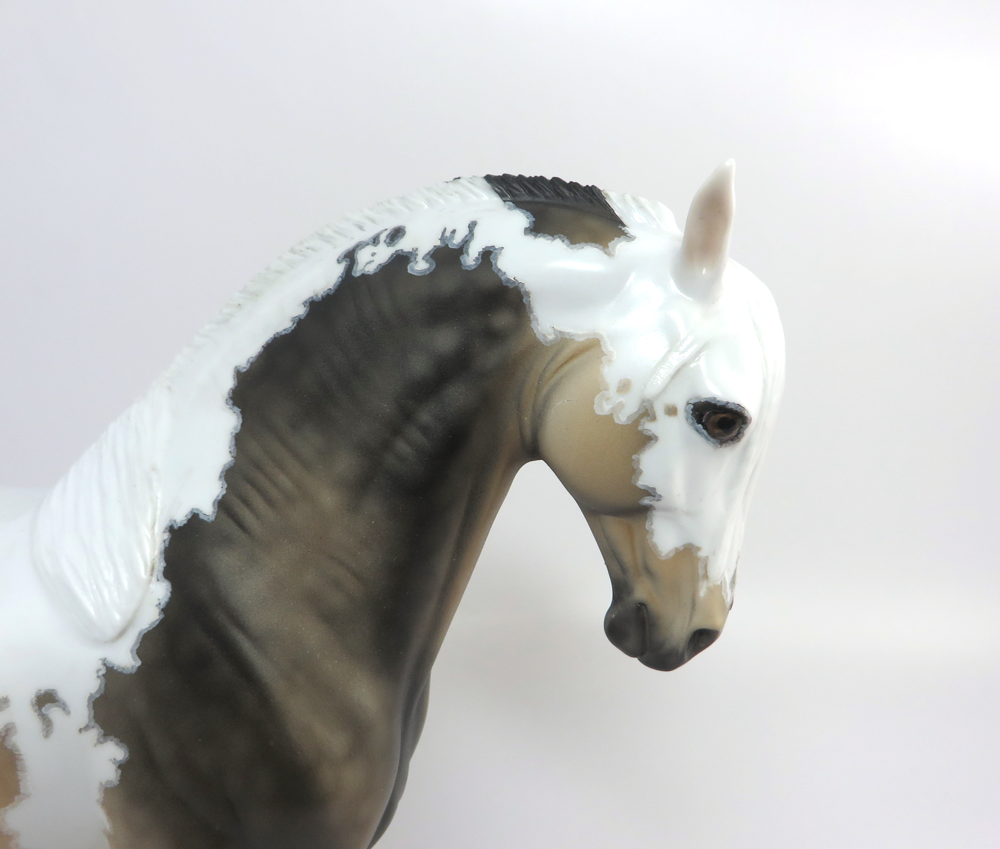 COWBOY- OOAK  BUCKSKIN WITH MAPPING CUSTOM BY DAWN QUICK 3-12-19