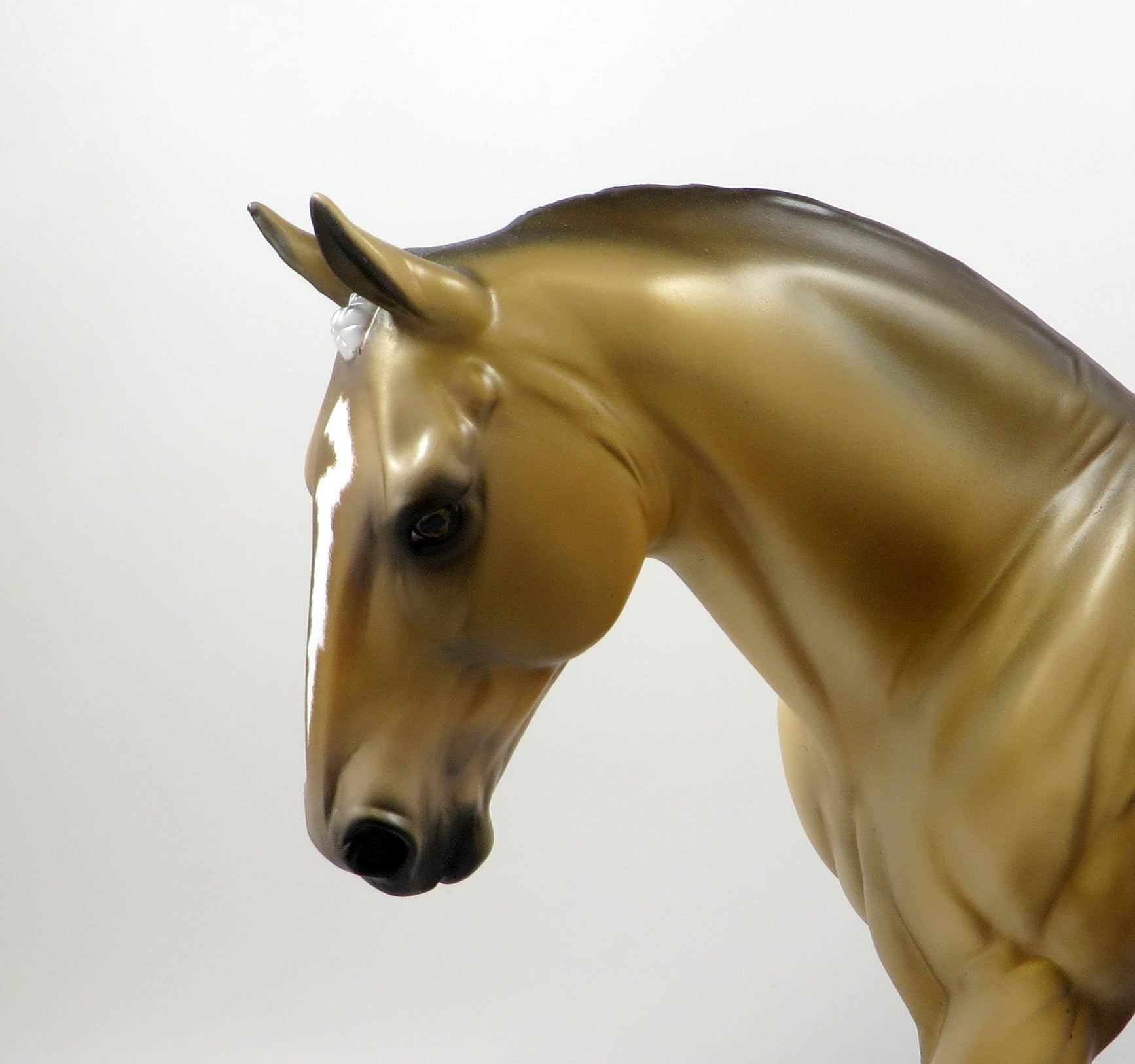 ASPECTS OF LOVE-OOAK SOOTY BUCKSKIN IRISH DRAFT MODEL HORSE 8/5/19