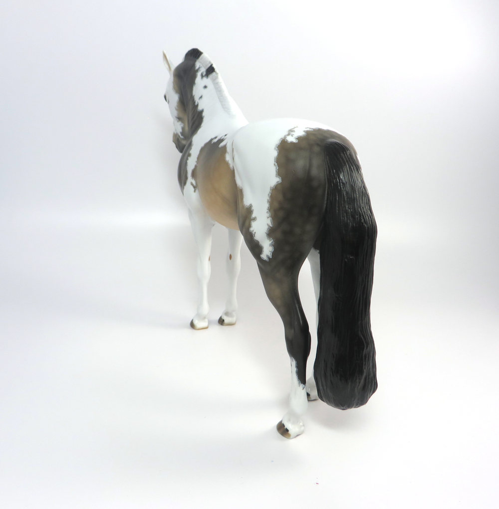 COWBOY- OOAK  BUCKSKIN WITH MAPPING CUSTOM BY DAWN QUICK 3-12-19