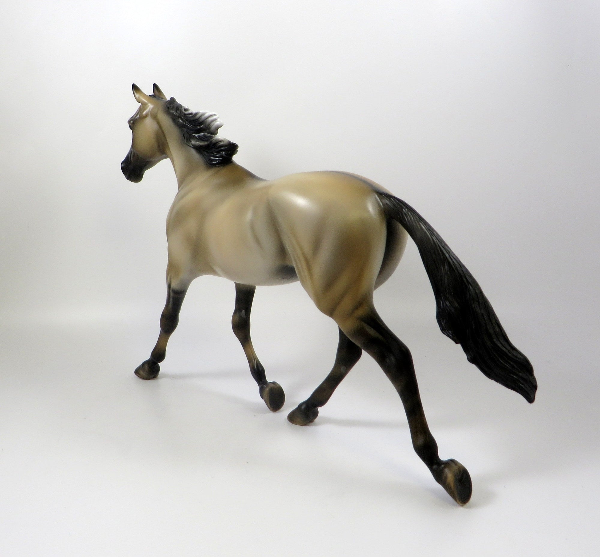 FLAMING HEART-OOAK GRULLA PALOUSE MODEL HORSE 8/5/19