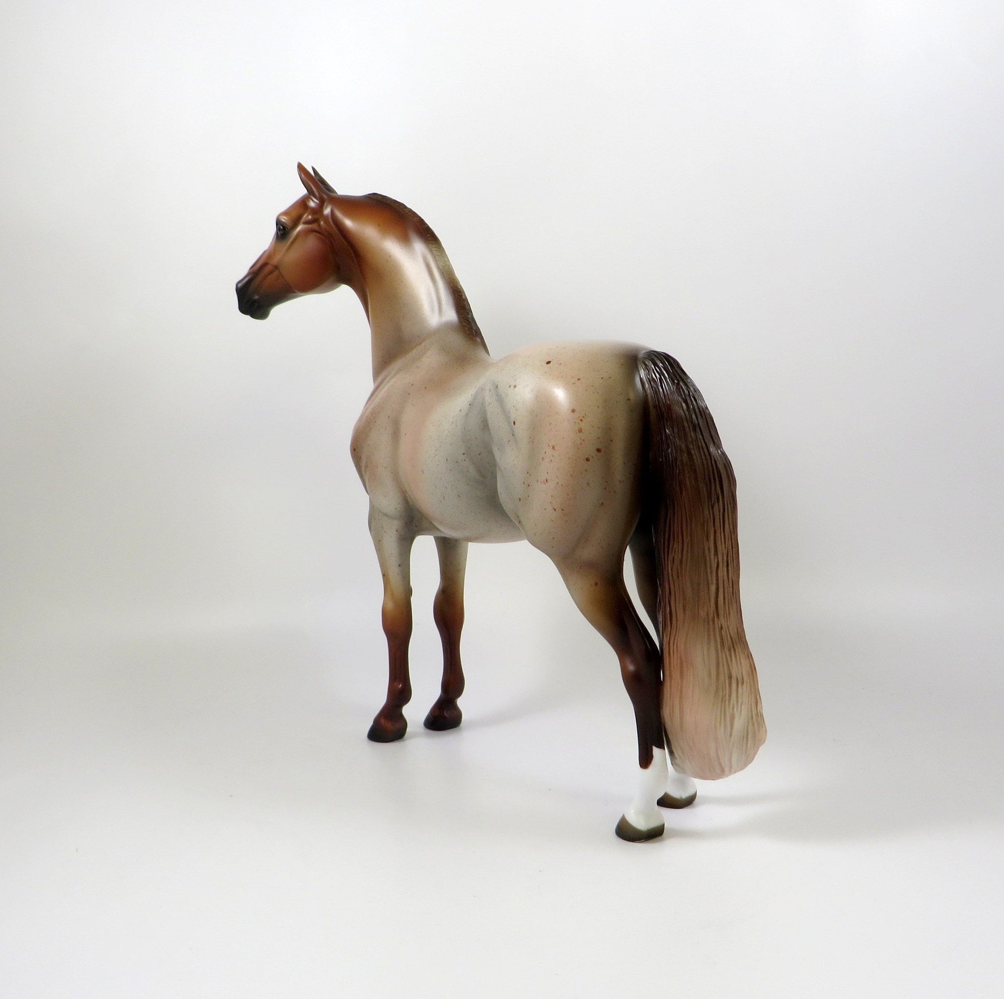 MARLETT-OOAK RED ROAN MORGAN MODEL HORSE 8/6/19