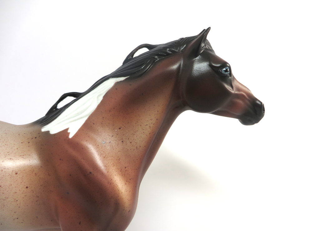 ZEKE- LE-6 RED ROAN MUSTANG CUSTOM BY AMANDA  HOSTETLER 3-8-19