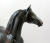 AFTERSHOCK-OOAK DAPPLE BLACK MORGAN MODEL HORSE 8/6/19