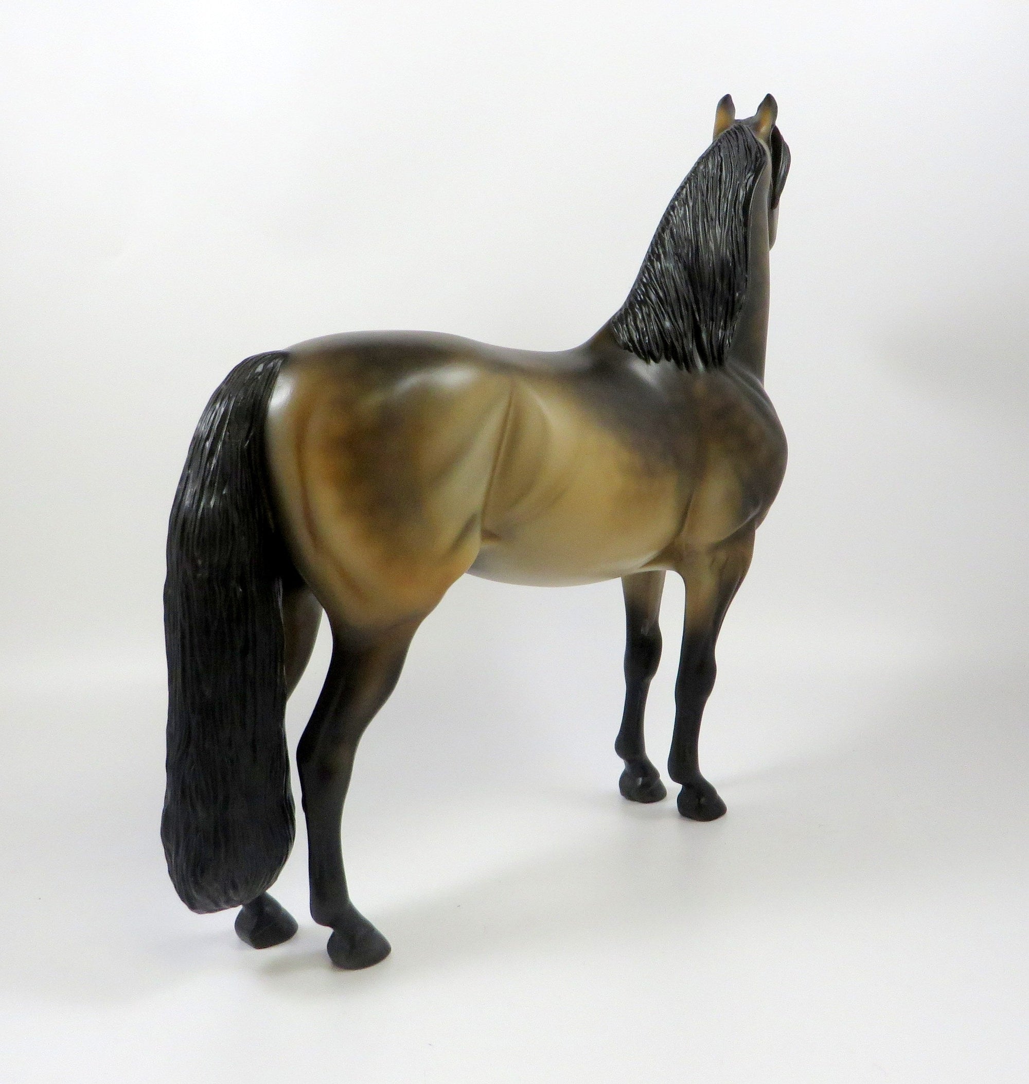 KISMET-OOAK SOOTY BUCKSKIN MORGAN MODEL HORSE 8/6/19