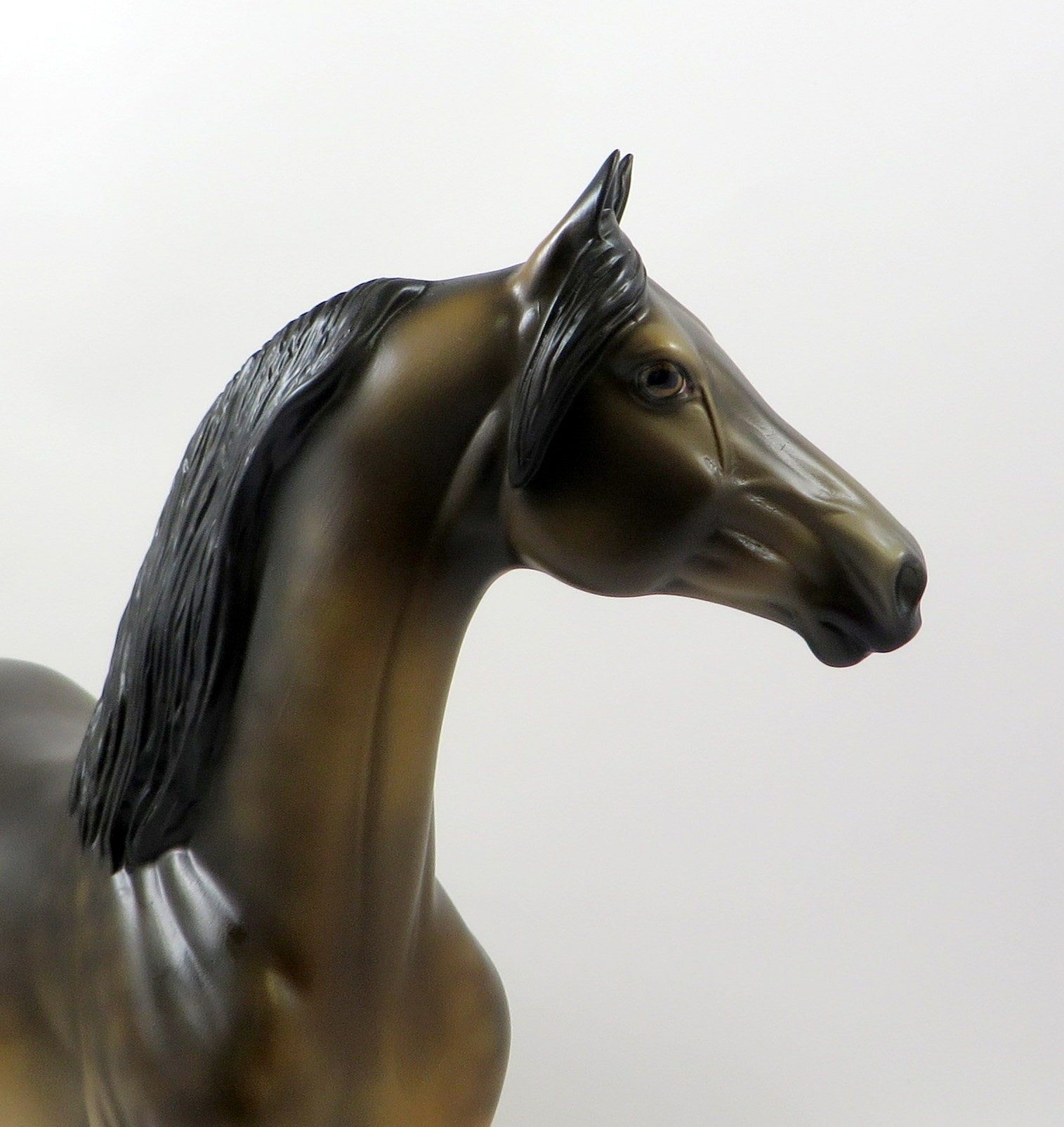 KISMET-OOAK SOOTY BUCKSKIN MORGAN MODEL HORSE 8/6/19