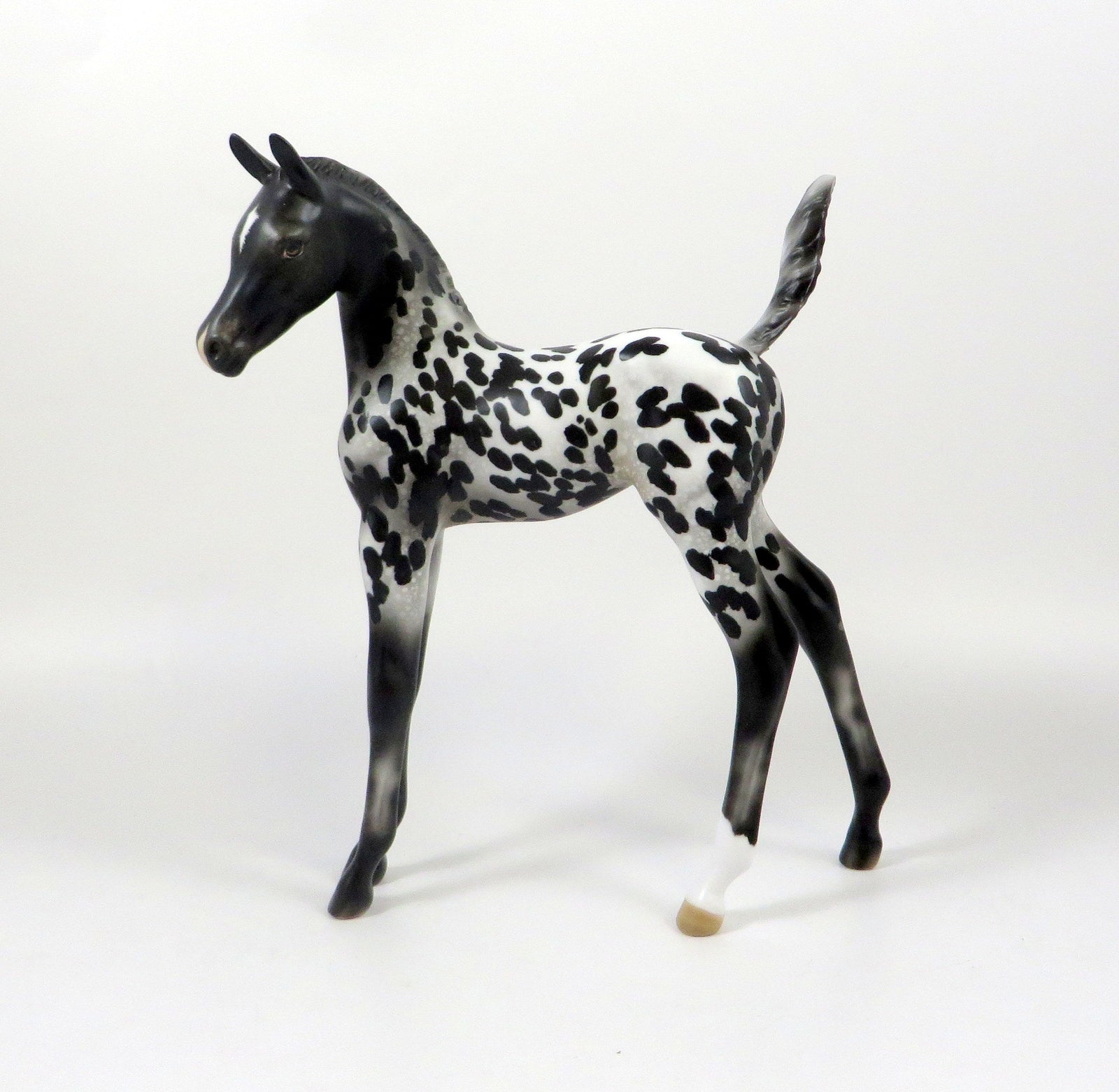 LIL BIT OF SPICE-OOAK LOUD APPALOOSA ARABIAN FOAL MODEL HORSE 8/6/19