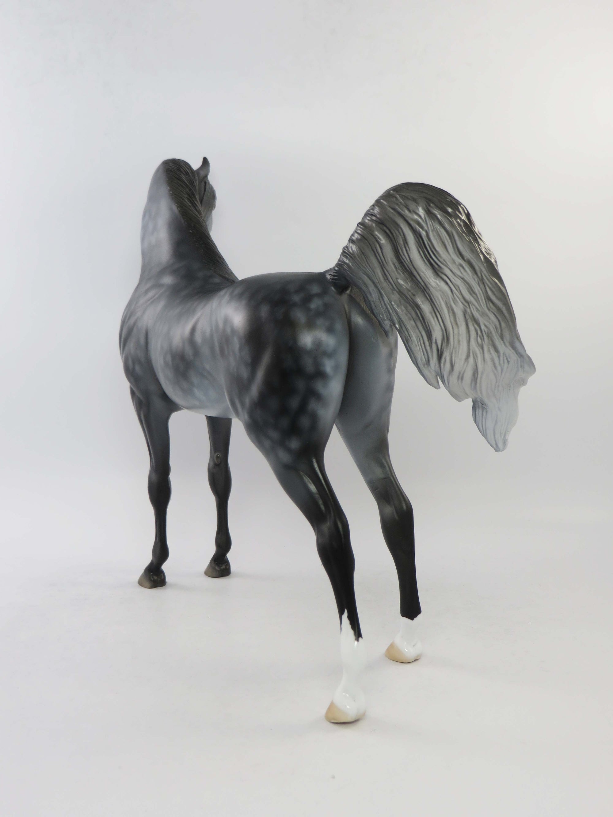 MIA-OOAK STAR DAPPLE GREY ARABIAN MARE MODEL HORSE BY DAWN QUICK EQ 2018