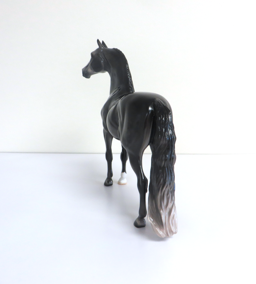 BUCKEYE - OOAK BLACK GOING GREY DAPPLED MORGAN BY JULIE KEIM MW19