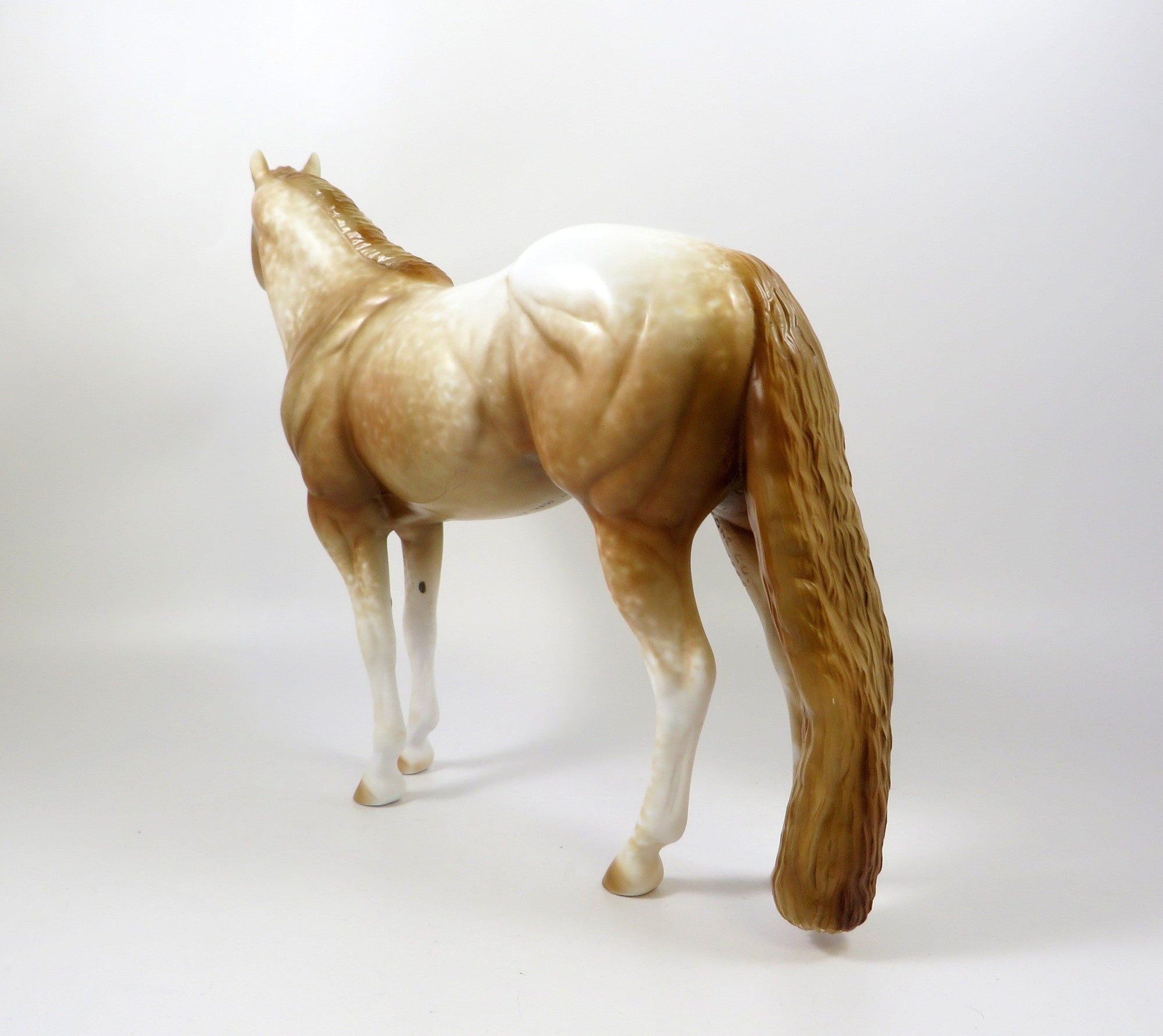 NATIQUA-OOAK CHESTNUT ROAN ISH MODEL HORSE 8/6/19