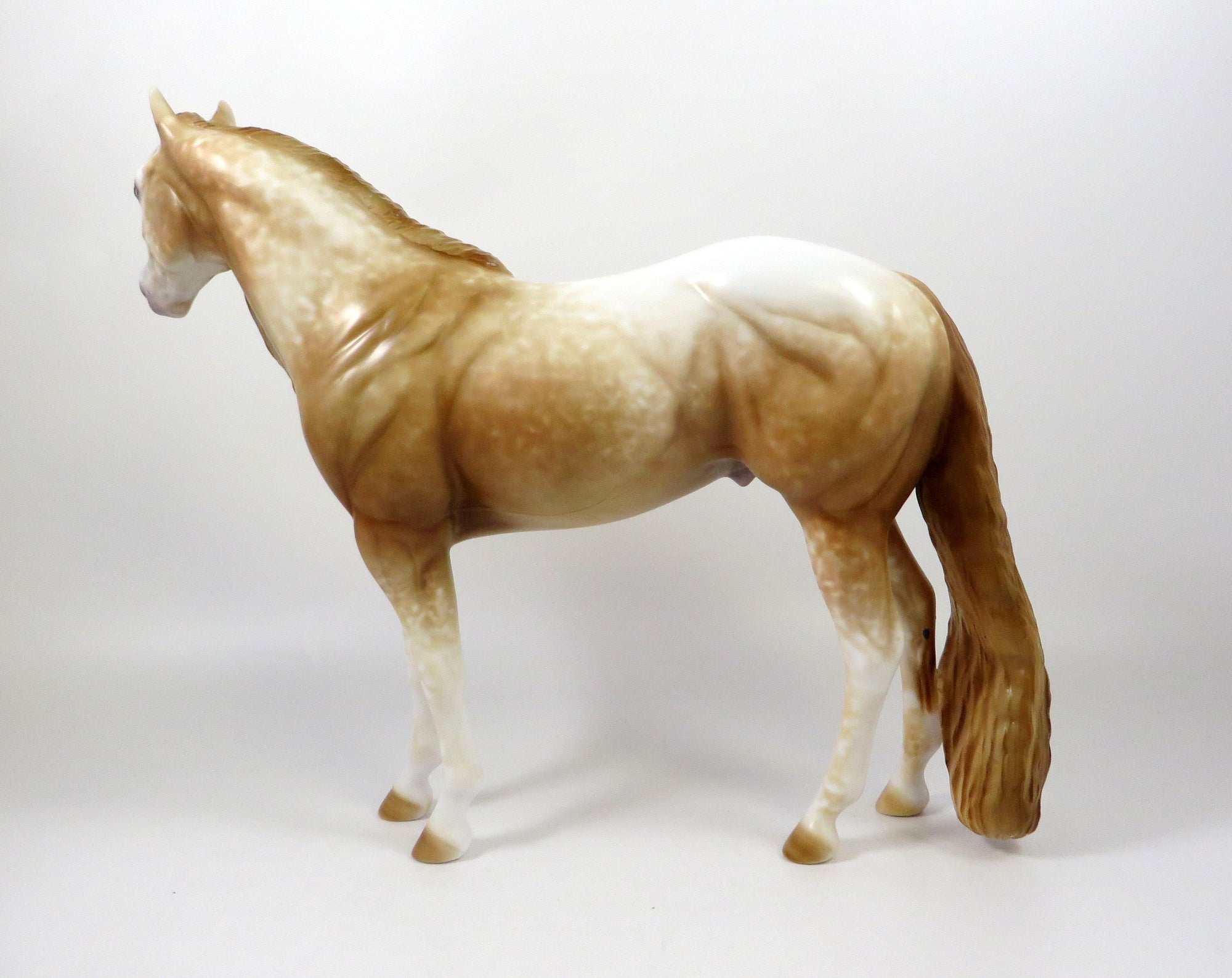 NATIQUA-OOAK CHESTNUT ROAN ISH MODEL HORSE 8/6/19