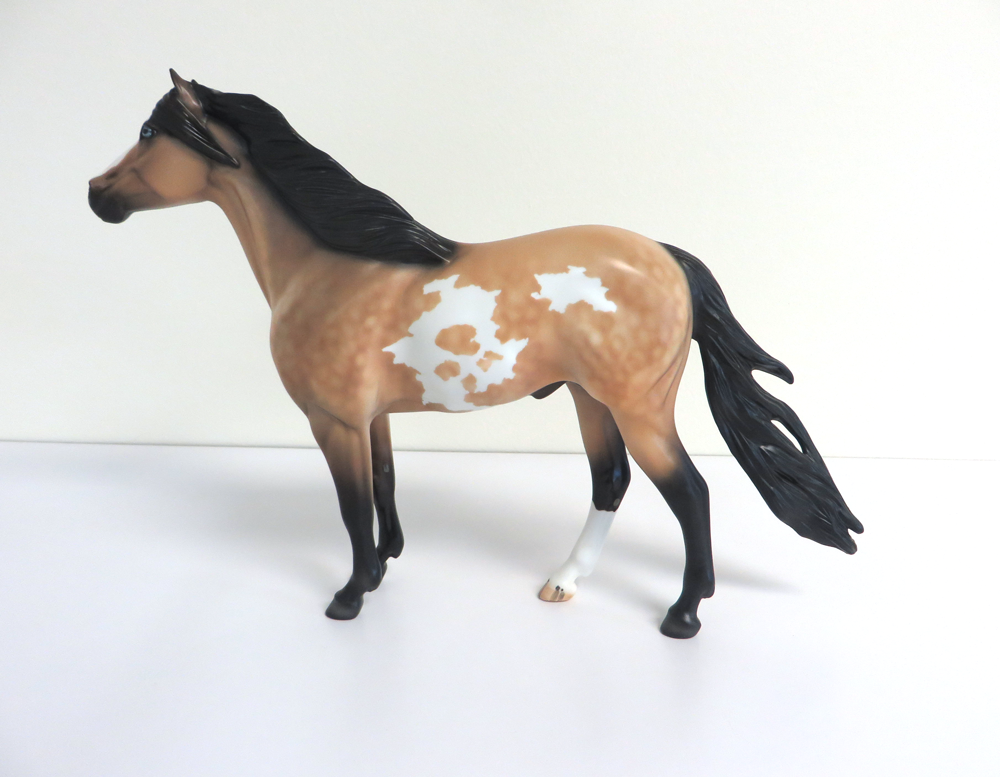DIESEL - OOAK BUCKSKIN MUSTANG DAPPLED BY JULIE KEIM MW19