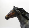 GAIETY-OOAK BAY ROAN SPANISH MUSTANG MODEL HORSE 8/6/19