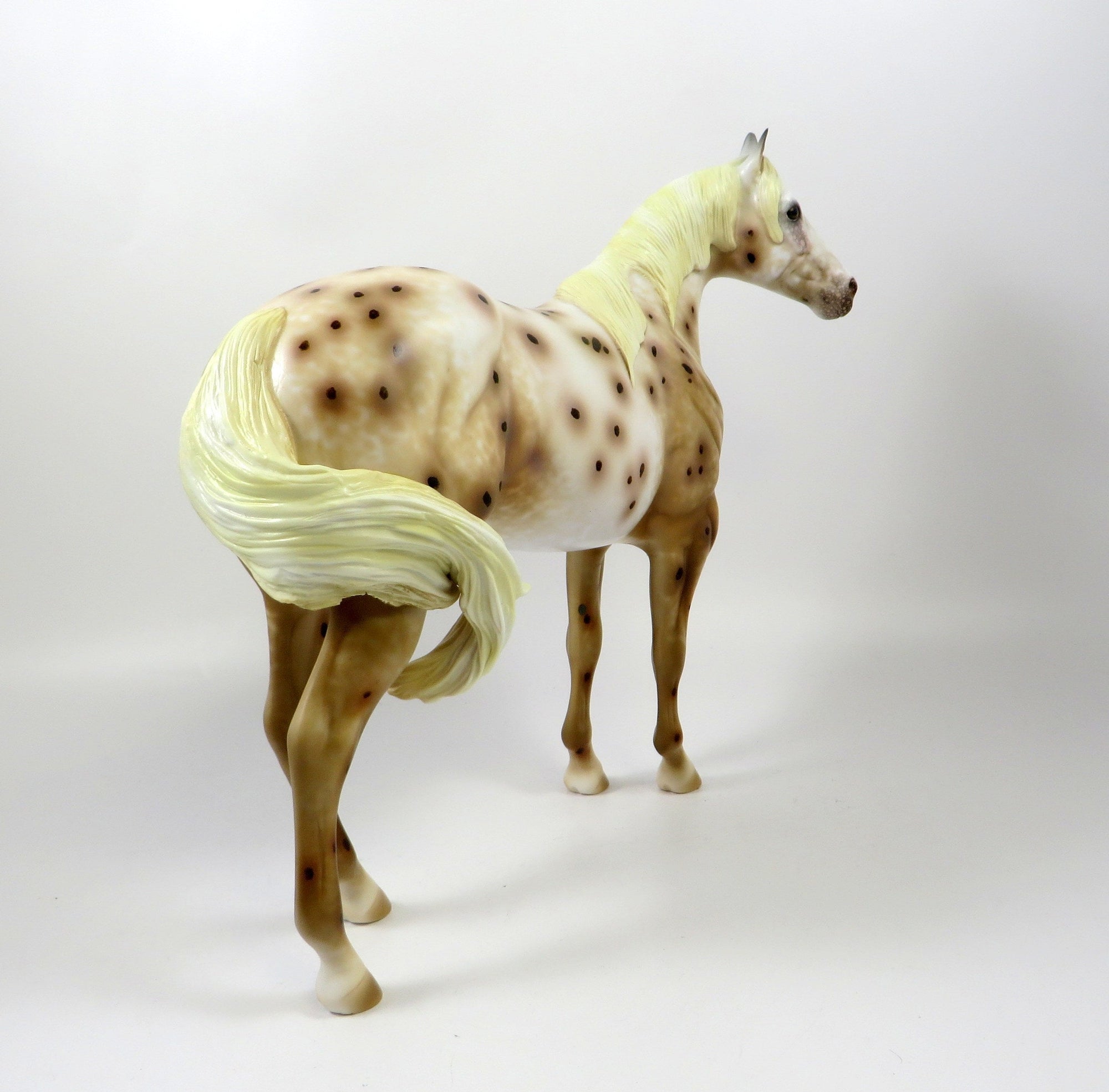 FREEZEE-OOAK CHESTNUT LEOPARD APPALOOSA ISH MODEL HORSE 8/6/19