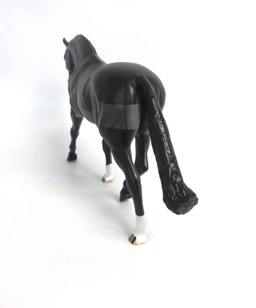 JUPITER - LE-15  BLACK BODY CLIPPED IRISH DRAFT BY AUDREY DIXON EA19 MW19