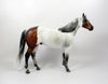 HONEST BROKER-OOAK DAPPLE GREY ISH WITH BLOODY &quot;HIP&quot; MODEL HORSE 8/6/19