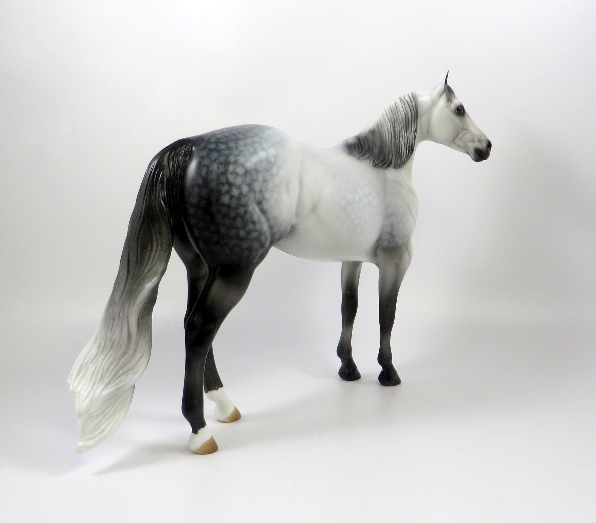 SCRATCH ME NOT-OOAK STAR DAPPLE GREY ISH MODEL HORSE 8/6/19
