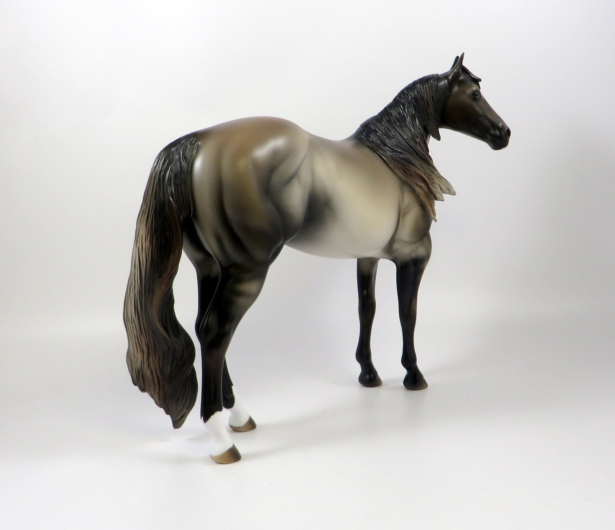 DELTA-OOAK GRULLA ISH MODEL HORSE 8/6/19