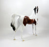 GALOT-OOAK BAY ARABIAN PAINT MODEL HORSE EQ 19