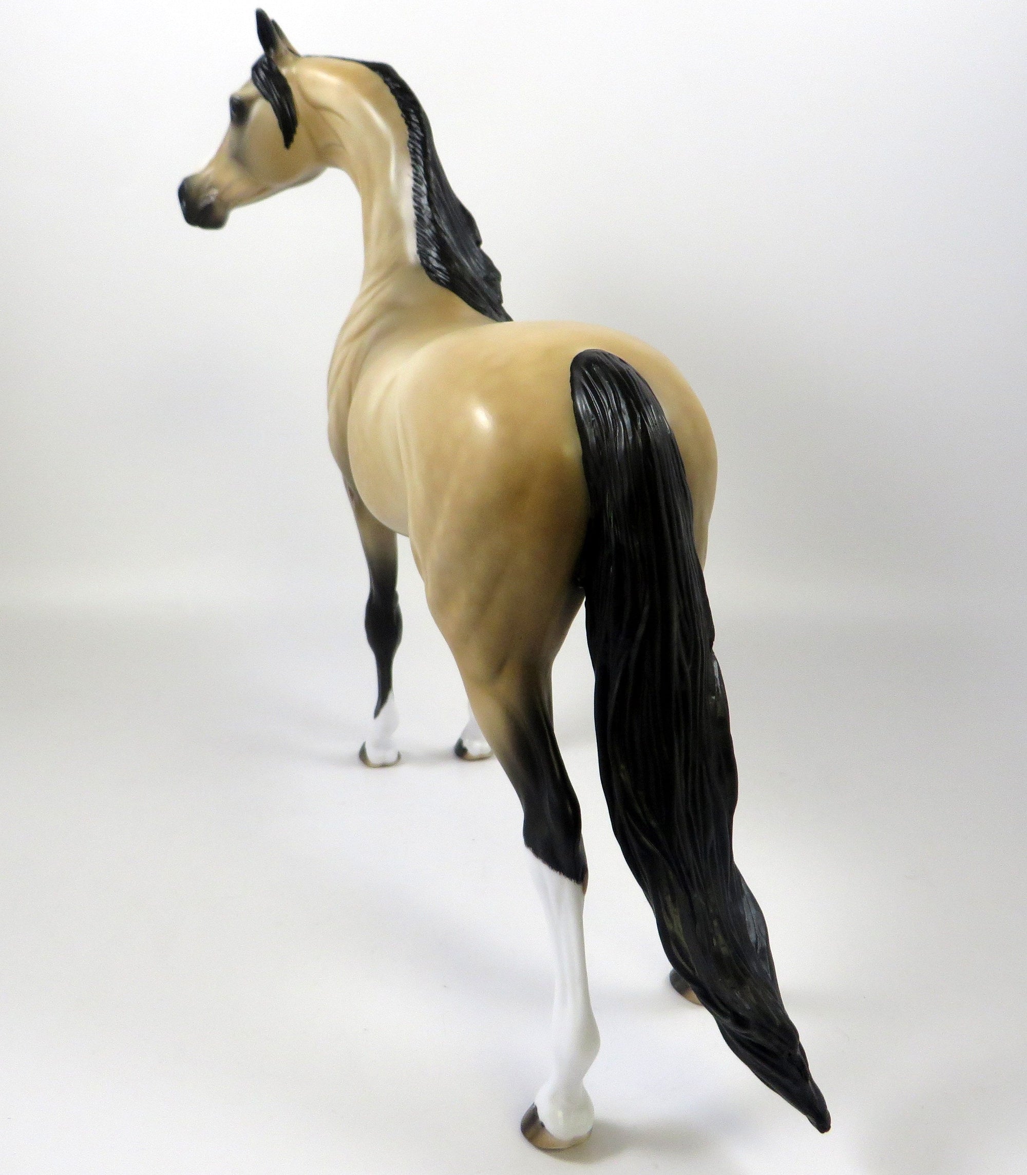 IN A FLASH-OOAK DAPPLE BUCKSKIN ARABIAN BY AUDREY DIXON 8/8/19