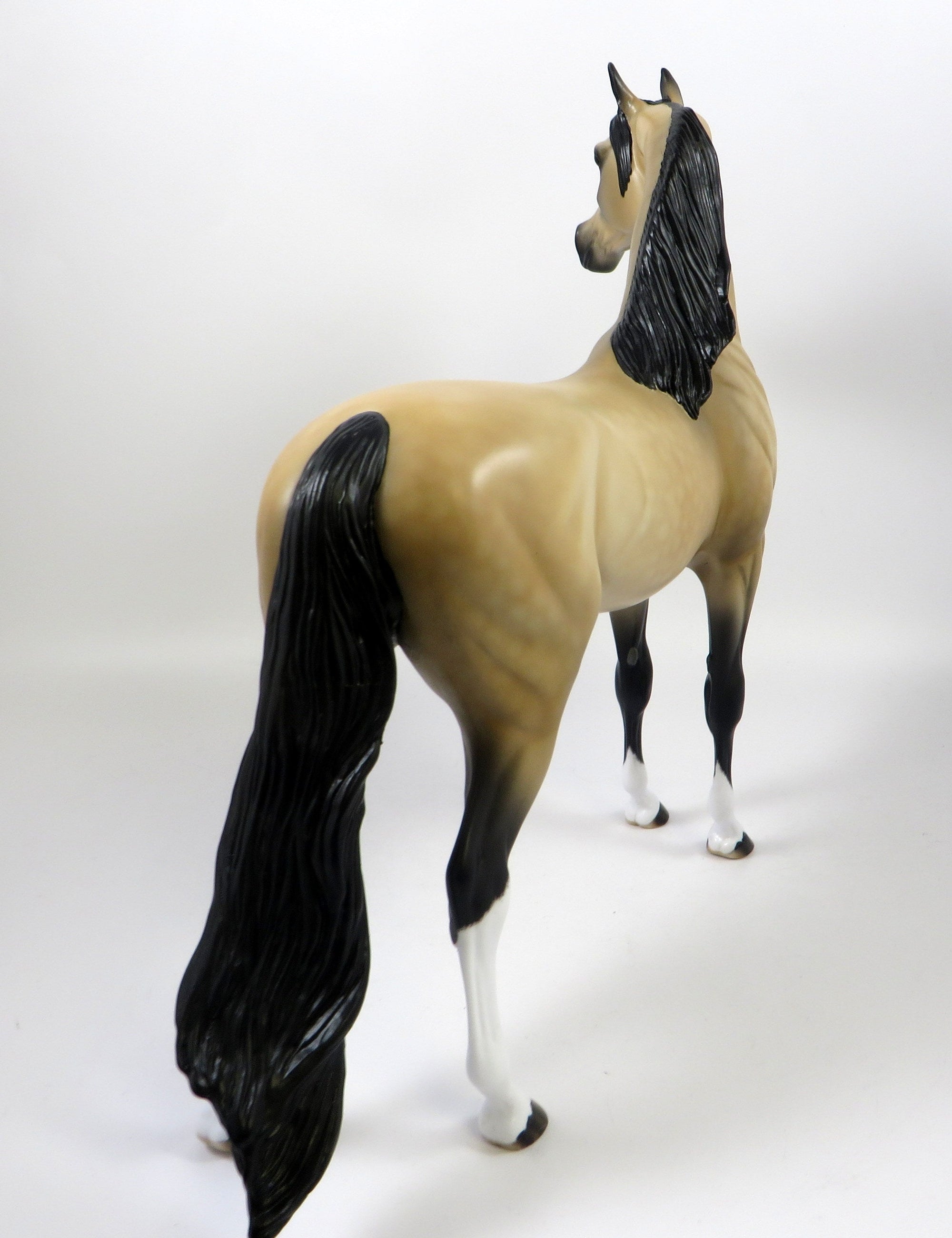 IN A FLASH-OOAK DAPPLE BUCKSKIN ARABIAN BY AUDREY DIXON 8/8/19