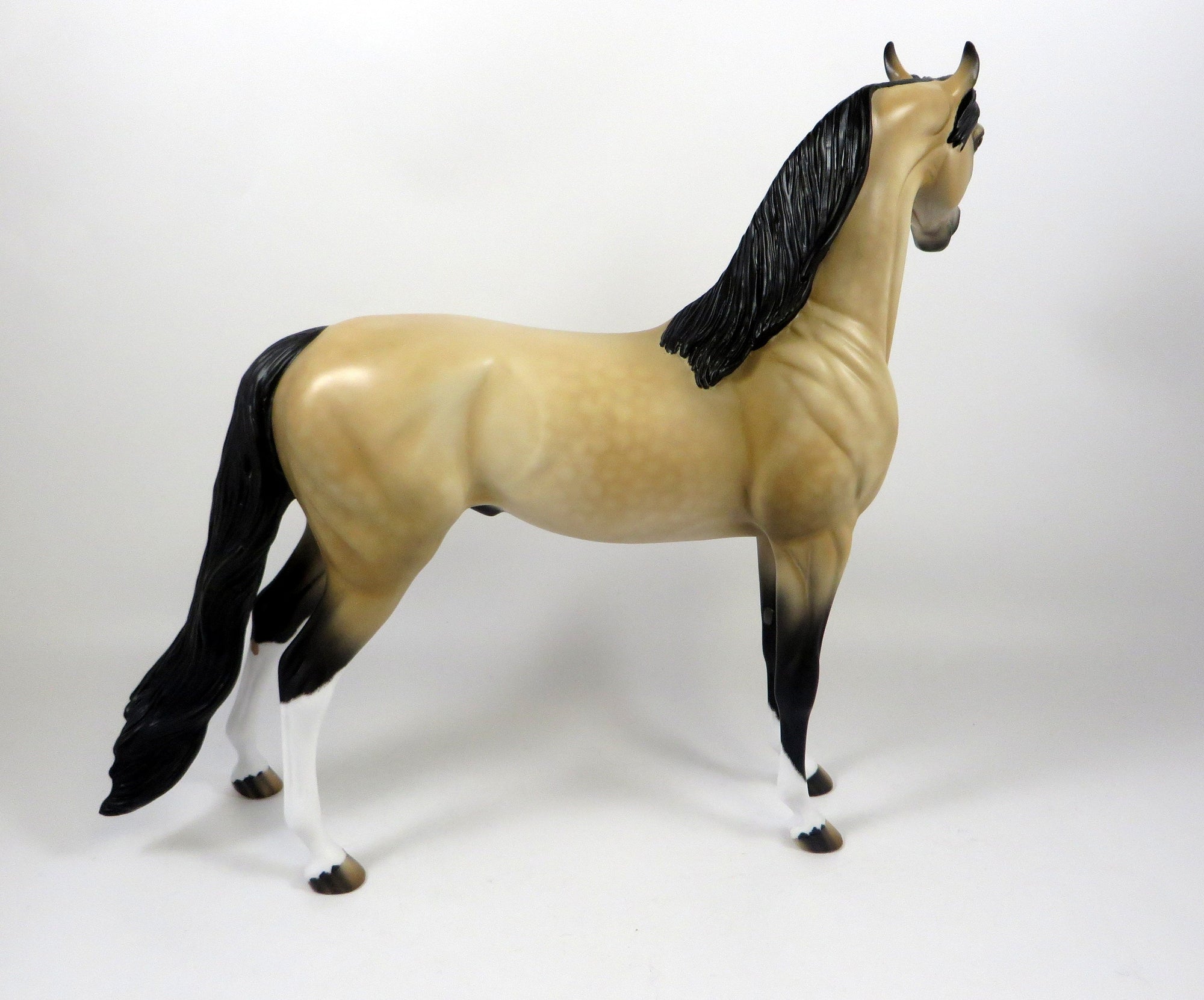IN A FLASH-OOAK DAPPLE BUCKSKIN ARABIAN BY AUDREY DIXON 8/8/19