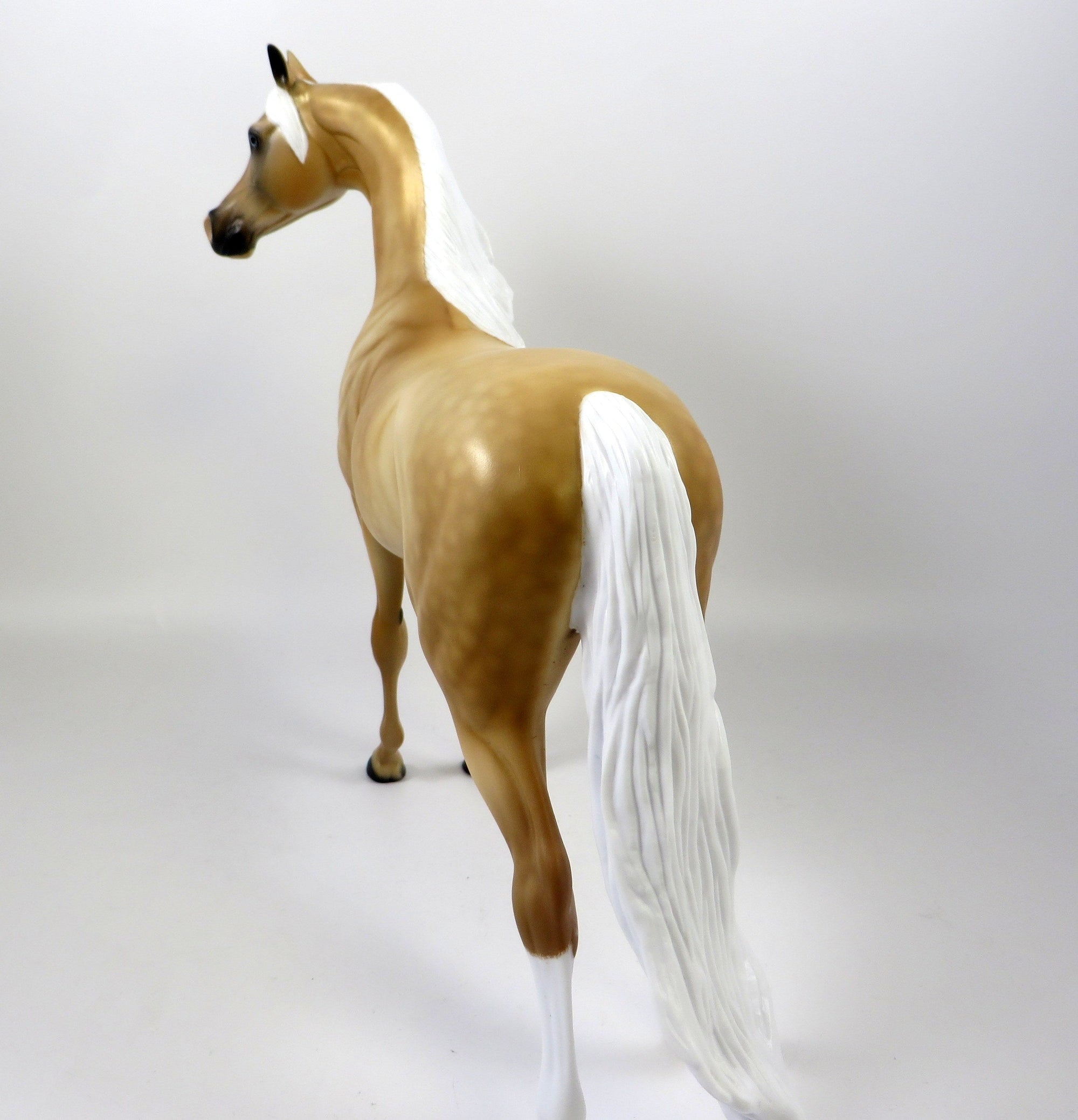 JUST LIKE THAT-OOAK DAPPLE PALOMINO ARABIAN BY AUDREY DIXON 8/8/19