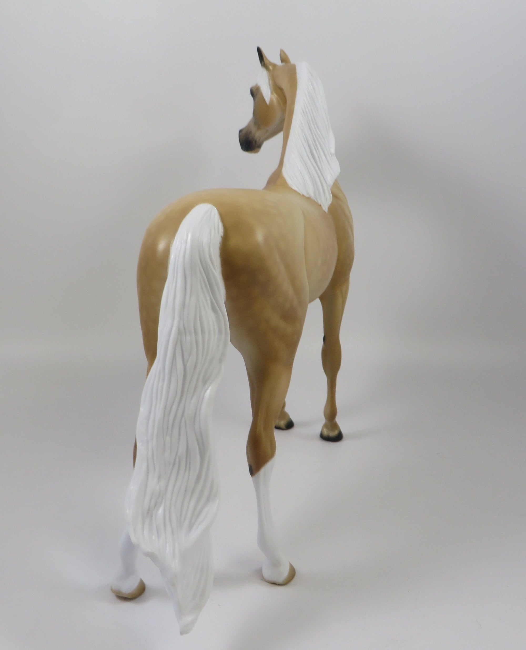 JUST LIKE THAT-OOAK DAPPLE PALOMINO ARABIAN BY AUDREY DIXON 8/8/19