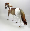 FRISBIE-OOAK CHESTNUT PINTO PONY MODEL HORSE 8/14/19