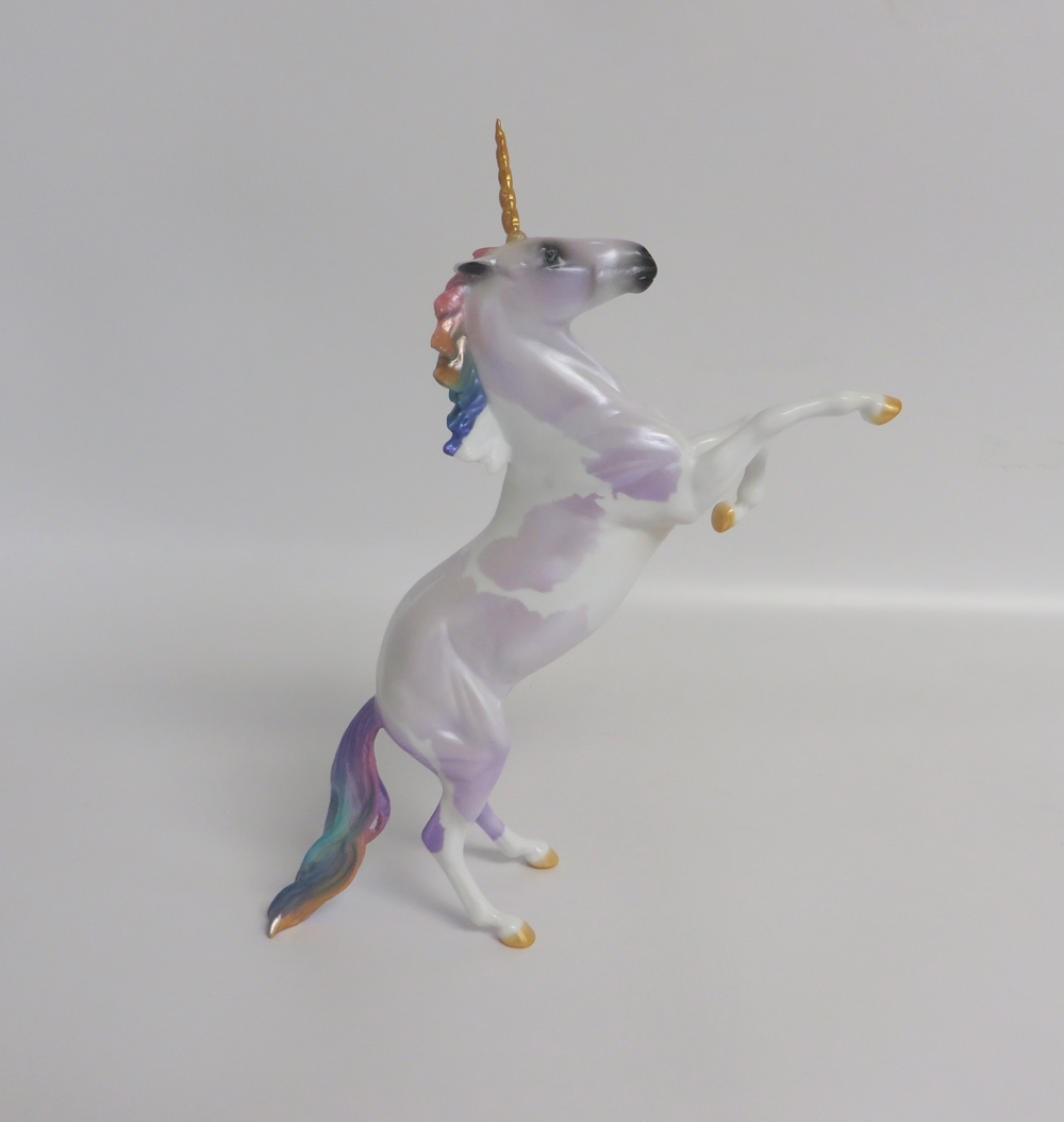 LYRIC- LE-30 UNICORN DECORATOR REARING PEBBLE BY AUDREY DIXON 4-9-19