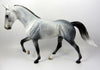 HOT ROD JAKE-OOAK STAR DAPPLE GREY TENNESSEE WALKER MODEL HORSE 8/14/19
