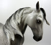ABELARDO-OOAK STAR DAPPLE GREY ANDALUSIAN MODEL HORSE BY SHERYL LEISURE 8/16/19