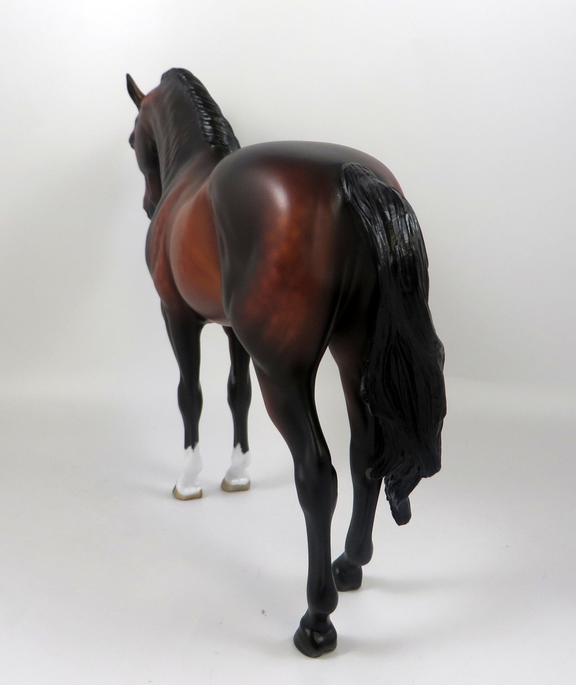 AMEDEO-OOAK DAPPLE BAY ANDALUSIAN MODEL HORSE BY SHERYL LEISURE 8/15/19