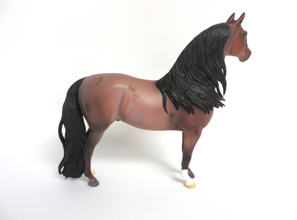 RED CHENILLE- LE-5 RED ROAN MORGAN BY JULIE KEIM 3-20-19