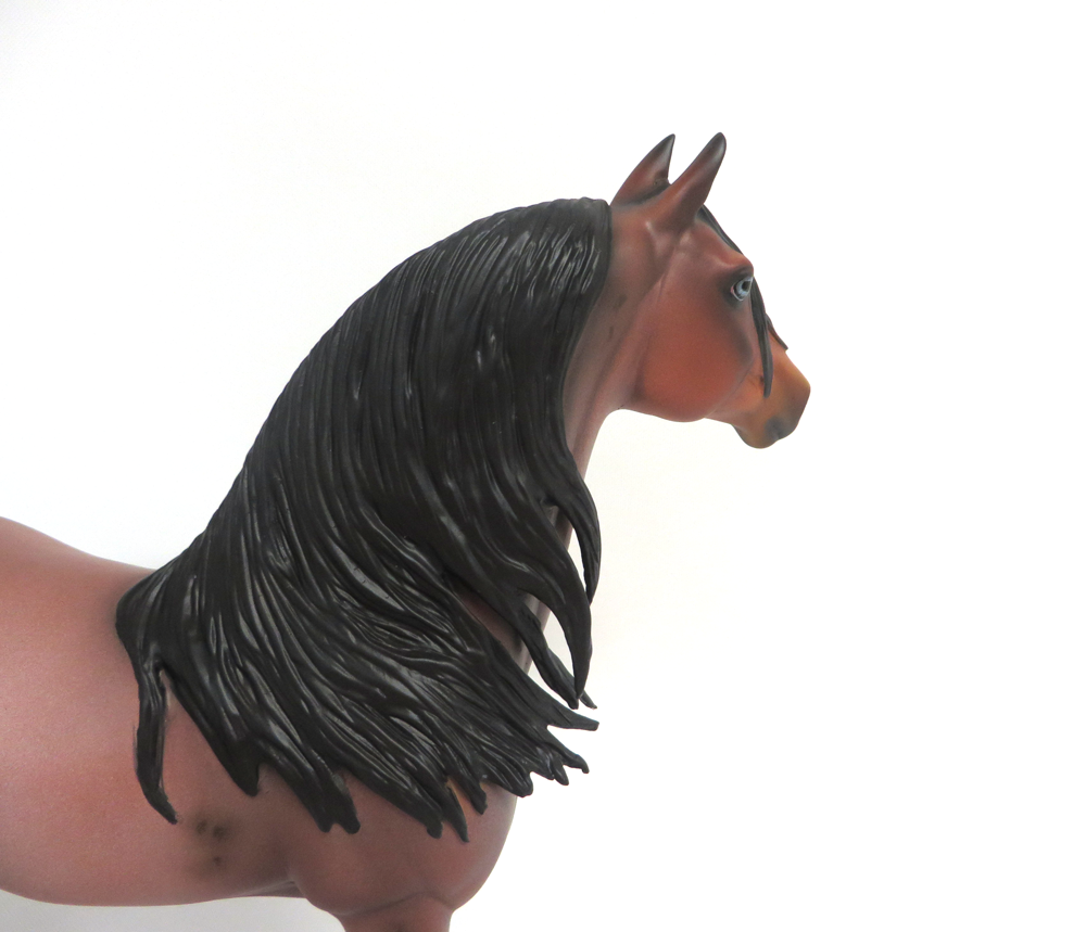 RED CHENILLE- LE-5 RED ROAN MORGAN BY JULIE KEIM 3-20-19