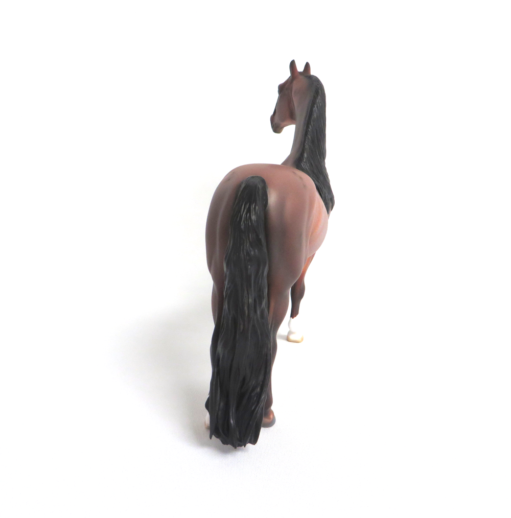 RED CHENILLE- LE-5 RED ROAN MORGAN BY JULIE KEIM 3-20-19