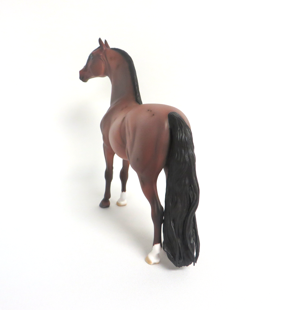 RED CHENILLE- LE-5 RED ROAN MORGAN BY JULIE KEIM 3-20-19