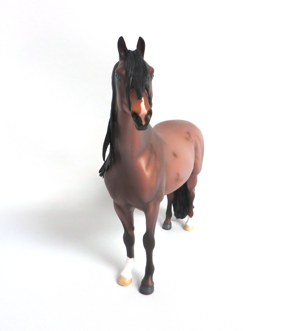 RED CHENILLE- LE-5 RED ROAN MORGAN BY JULIE KEIM 3-20-19