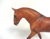 IKANDY-OOAK DAPPLE CHESTNUT IRISH DRAFT MODEL HORSE BY AUDREY DIXON 3/21/19