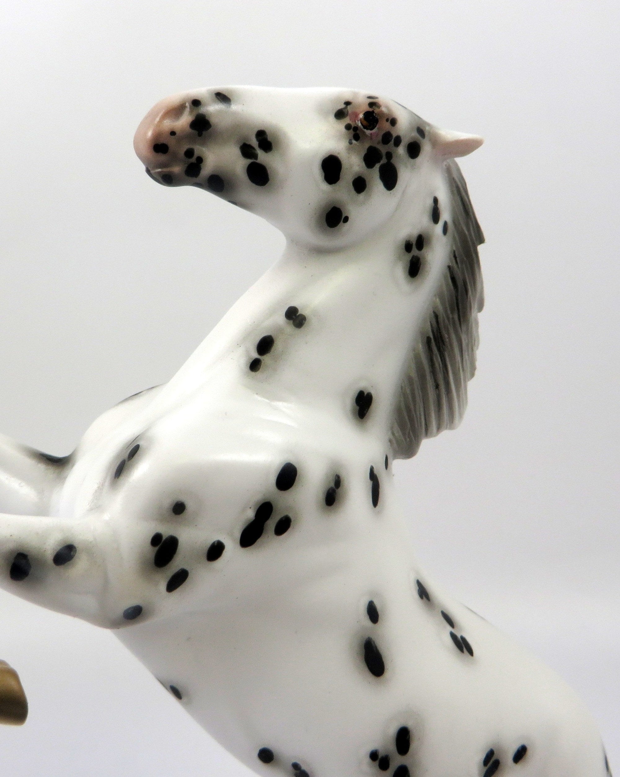 WAYNE-OOAK LOUD APPALOOSA REARING PEBBLES MODEL HORSE BY SHERYL LEISURE 9/6/19
