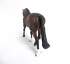 CELTIC MOON-OOAK DAPPLE BAY IRISH DRAFT MODEL HORSE BY AUDREY DIXON 3/22/19