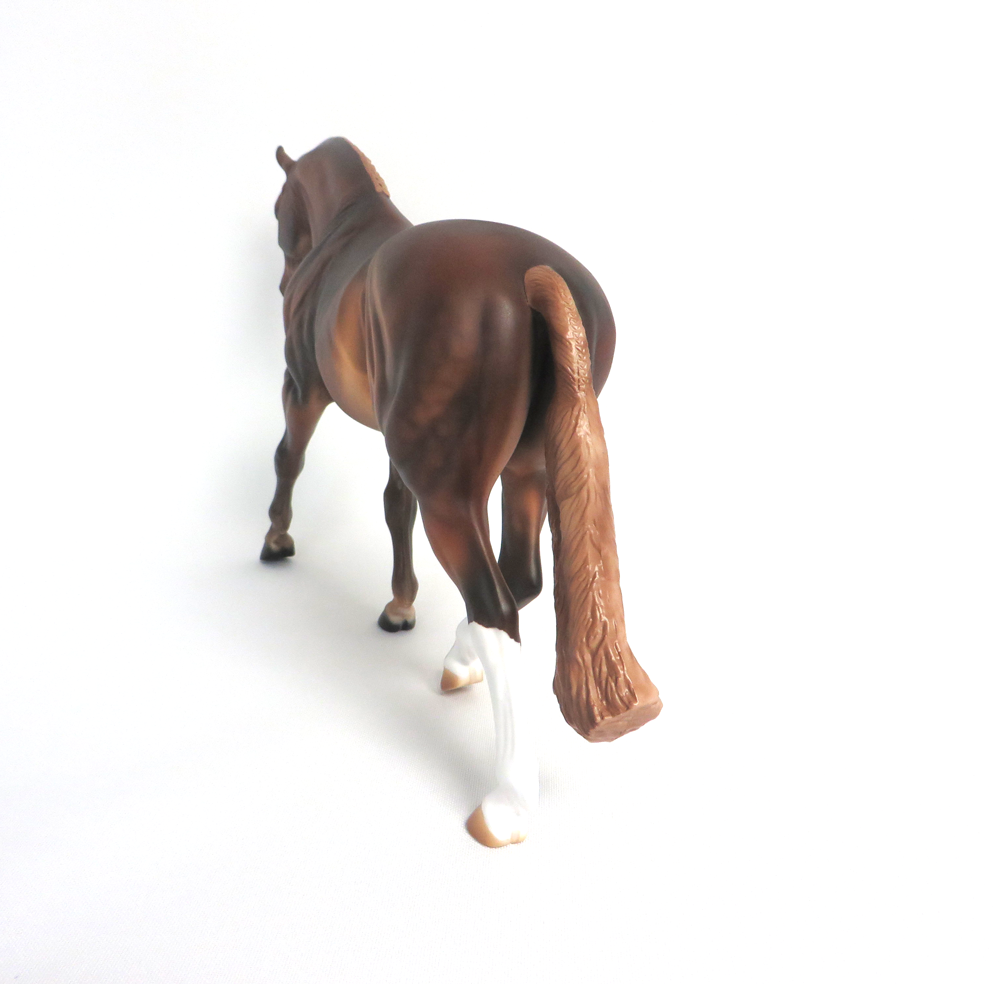 RIVER DANCE-OOAK DAPPLE CHESTNUT MODEL HORSE BY AUDREY DIXON 3/22/19