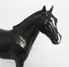 BLACK SABBATH-OOAK CUSTOM BLACK ISH MODEL HORSE BY DAWN QUICK EQ 2018