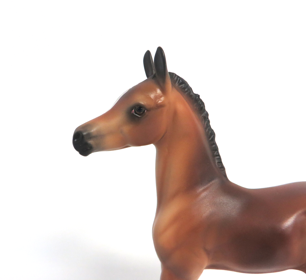 APPLAUSE PLEASE-OOAK BAY ARABIAN FOAL MODEL HORSE BY AUDREY DIXON 3/22/19