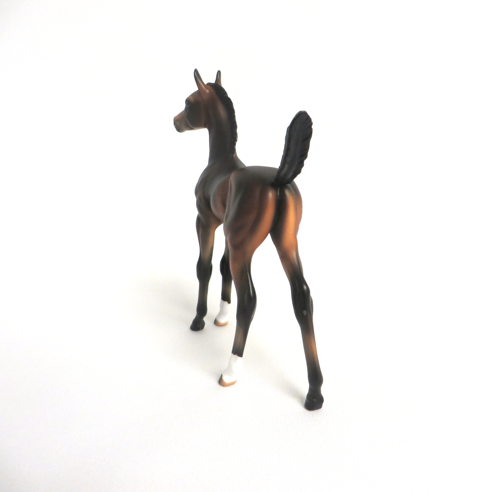 LAVITA-OOAK DARK BAY FOAL MODEL HORSE BY AUDREY DIXON 3/22/19