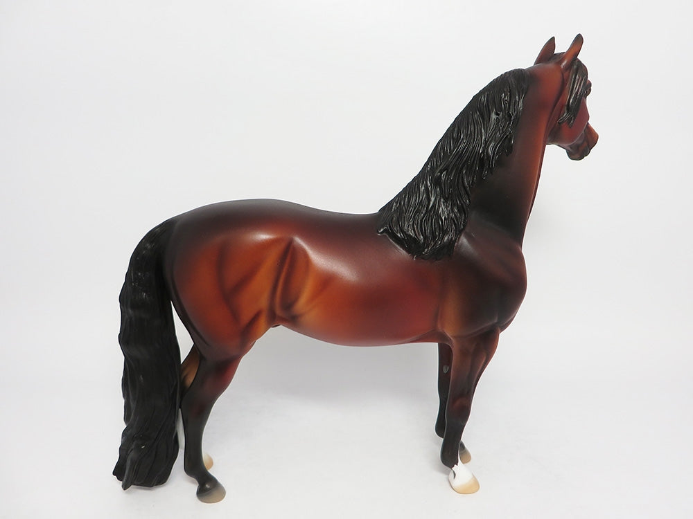HOOTIE-OOAK CM BAY MORGAN MODEL HORSE BY DAWN QUICK EQ 2018