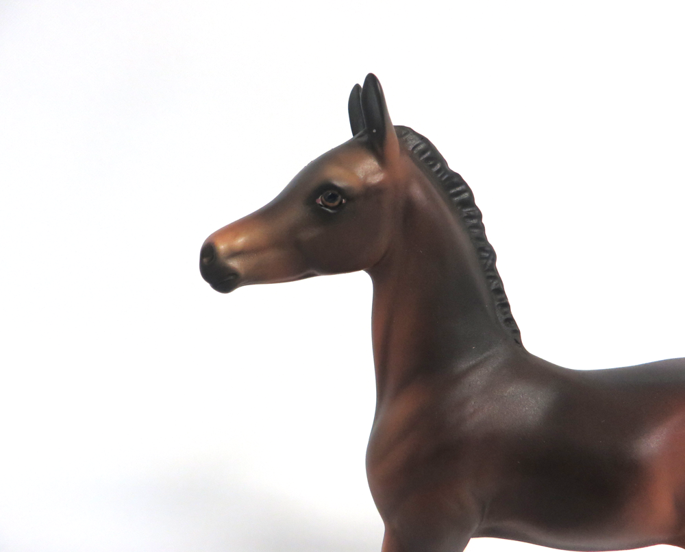 LAVITA-OOAK DARK BAY FOAL MODEL HORSE BY AUDREY DIXON 3/22/19