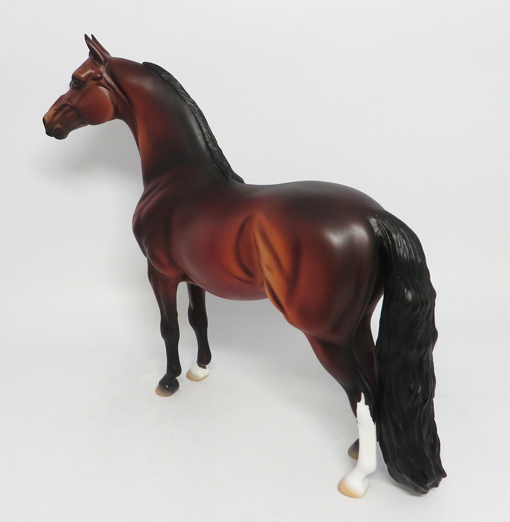 HOOTIE-OOAK CM BAY MORGAN MODEL HORSE BY DAWN QUICK EQ 2018
